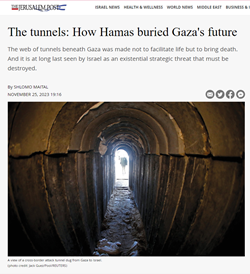 The tunnels: How Hamas buried Gaza
